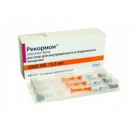Купить Рекормон (в Европе название НеоРекормон) Эритропоэтин р-р для инъекций 2000МЕ 0,3мл №6 в Санкт-Петербурге