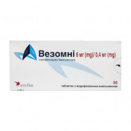 Купить Везомни (Vezomni) 6 мг/0,4 мг таблетки №30 в Владивостоке
