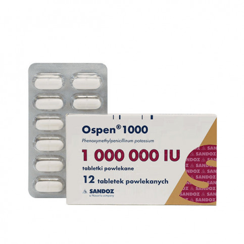 Купить Оспен (Феноксиметилпенициллин) таблетки 1000000 МЕ №12 в Туле в Красноярска